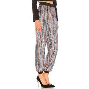 Lovers + Friends Multicolor Sequin Joggers